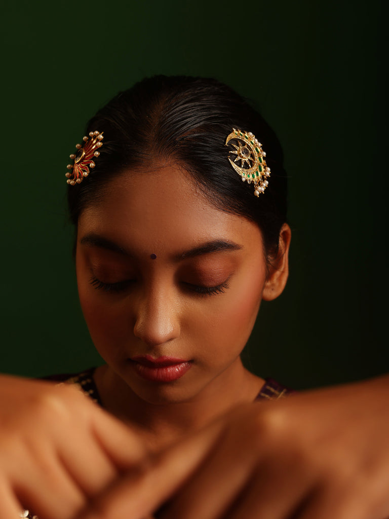 Surya Chandra Hair Pins (Set of 2)